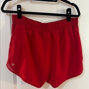 Lululemon Women's Red Hotty Hot 4in Shorts
